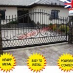 Metal Driveway Gates | Wrought Iron Driveway Gates | Front Driveway Gate | Gates | UKMDG136