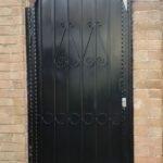 Metal Garden Gate with Privacy Sheet | Steel Security Gate | Iron Gate | UKMGG13