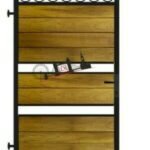 Metal Gate/ Wooden Gate / Timber Wood Infill Gate, Composite Wood Gate