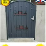 Metal Garden Gates with Privacy Sheet | Steel Security Gate | Iron Gate | UKMGG73