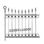 Metal Railings | Iron Fencing | Window Security Grill Bars | Metal Grilles |UKMR48