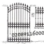Metal Garden Gates| Steel Security Gate | Iron Gate | UKMGG72
