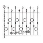 Metal Railings | Iron Fencing | Window Security Grill Bars | Metal Grilles |UKMR20