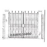 Metal Driveway Gates | Wrought Iron Driveway Gates | Front Driveway Gate | Gates | UKMDG89