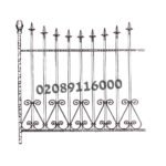 Metal Railings | Iron Fencing | Window Security Grill Bars | Metal Grilles |UKMR35