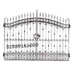 Metal Driveway Gates | Wrought Iron Driveway Gates | Front Driveway Gate | Gates | UKMDG107