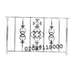 Metal Railings | Iron Fencing | Window Security Grill Bars | Metal Grilles |UKMR34