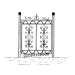 Metal Garden Gates | Steel Security Gate | Iron Gate | UKMGG58