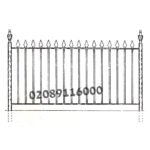 Metal Railings | Iron Fencing | Window Security Grill Bars | Metal Grilles |UKMR32