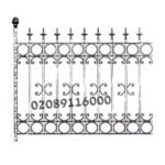 Metal Railings | Iron Fencing | Window Security Grill Bars | Metal Grilles |UKMR4