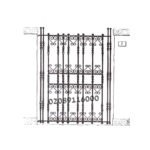 Metal Garden Gates | Steel Security Gate | Iron Gate | UKMGG55