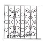 Metal Railings | Iron Fencing | Window Security Grill Bars | Metal Grilles |UKMR29