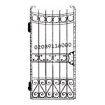 Metal Garden Gates | Steel Security Gate | Iron Gate | UKMGG71