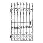 Metal Garden Gates | Steel Security Gate | Iron Gate | UKMGG53