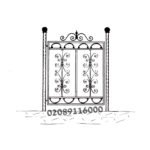 Metal Garden Gates | Steel Security Gate | Iron Gate | UKMGG50