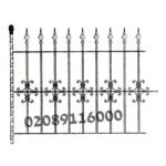 Metal Railings | Iron Fencing | Window Security Grill Bars | Metal Grilles |UKMR28