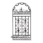 Metal Garden Gates | Steel Security Gate | Iron Gate | UKMGG47