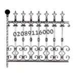 Metal Railings | Iron Fencing | Window Security Grill Bars | Metal Grilles |UKMR27