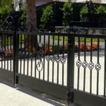 Metal Bifold Gates | Folding Doors | Metal Gates | Two-Pronged Gates | Driveway Bifolding Gates |UKMBF6