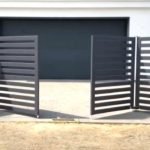 Metal Bifold Gates | Folding Doors | Metal Gates | Two-Pronged Gates | Driveway Bifolding Gates |UKMBF13