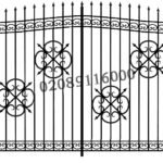 New Wrought Iron Driveway Gates|Metal Gates|Front Driveway Gate |Gates|UKMDG30