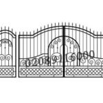 New Wrought Iron Driveway Gates-Metal Gates-Front Driveway Gate -Gates-UKMDG23