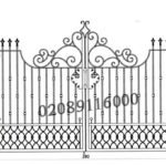 New Wrought Iron Driveway Gates-Metal Gates-Front Driveway Gate -Gates-UKMDG26