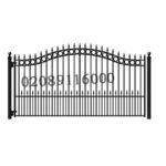 3/4 Split Driveway Gates | Metal Driveway Gate | Iron Driveway Gate | Driveway Gate | UKB13