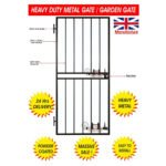 Metal Side Gate | Steel Security Gate | Iron Gate | UKMSG25