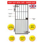 Metal Side Gate | Steel Security Gate | Iron Gate | UKMSG24