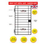 Metal Side Gate | Steel Security Gate | Iron Gate | UKMSG15