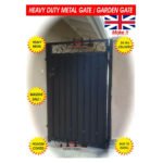 Metal Garden Gate with Privacy Sheet | Steel Security Gate | Iron Gate | UKMGG31