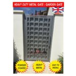 Metal Garden Gate with Privacy Sheet | Steel Security Gate | Iron Gate | UKMGG18