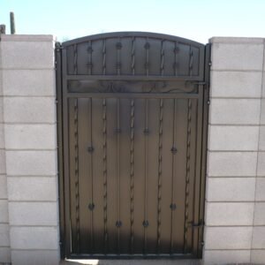 Metal Garden Gate with Privacy Sheet | Steel Security Gate | Iron Gate | UKMGG8