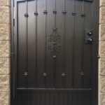Metal Garden Gate with Privacy Sheet | Steel Security Gate | Iron Gate | UKMGG6