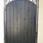 Metal Garden Gate with Privacy Sheet | Steel Security Gate | Iron Gate | UKMGG5