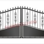 Metal Driveway Gates | Metal Gates | Wrought Iron Driveway Gate | Gates | UKMDG205