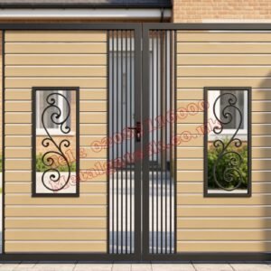 Composite Driveway Gate CDG76 | Contemporary Geometric | Made to Measure UK
