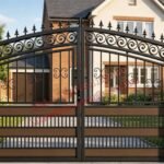 Composite Driveway Gate CDG59 | Traditional Scrollwork | Made to Measure UK