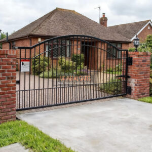 Arched Wrought Iron Driveway Gates UKMDG49