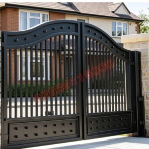Heavy Duty Studded Metal Driveway Gates UKMDG73