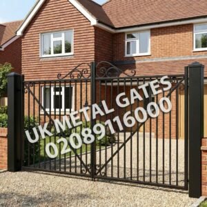 Robust Wrought Iron Driveway Gates UKMDG5
