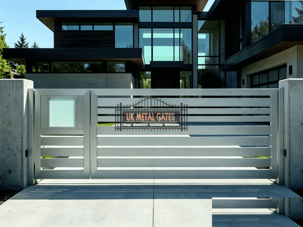 Aluminium gate design