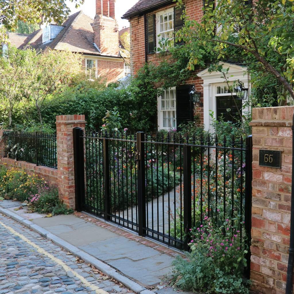 Spear-Top Picket Aluminium Bi Fold Gates