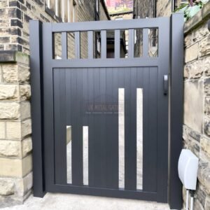 Aluminium Garden Gate – Vertical Bar (Porch), Smallholding garden entrance