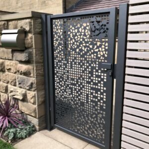 ukasg 5 laser cut pattern aluminium side gates