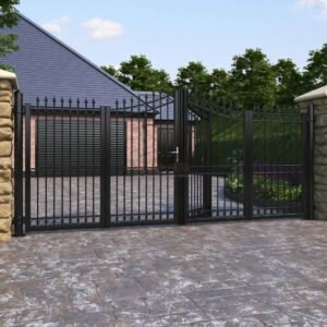 Ornate Bi-Fold Gate (6-Leaf) – Coastal Residence