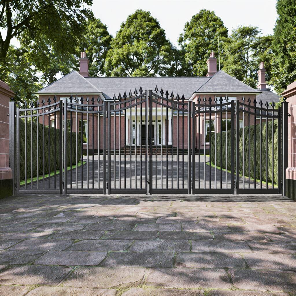 Ornate Bi-Fold Gate (6-Leaf) – Cotswolds Cottage