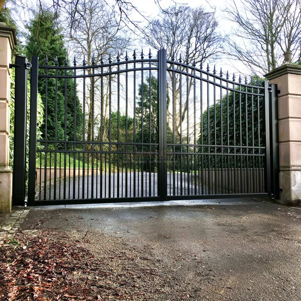 Ornate Bi-Fold Gate (6-Leaf) – Period Manor Conversion