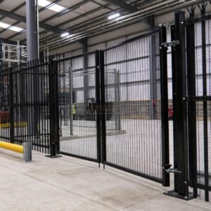 Mesh Double Gate for Bus Depot